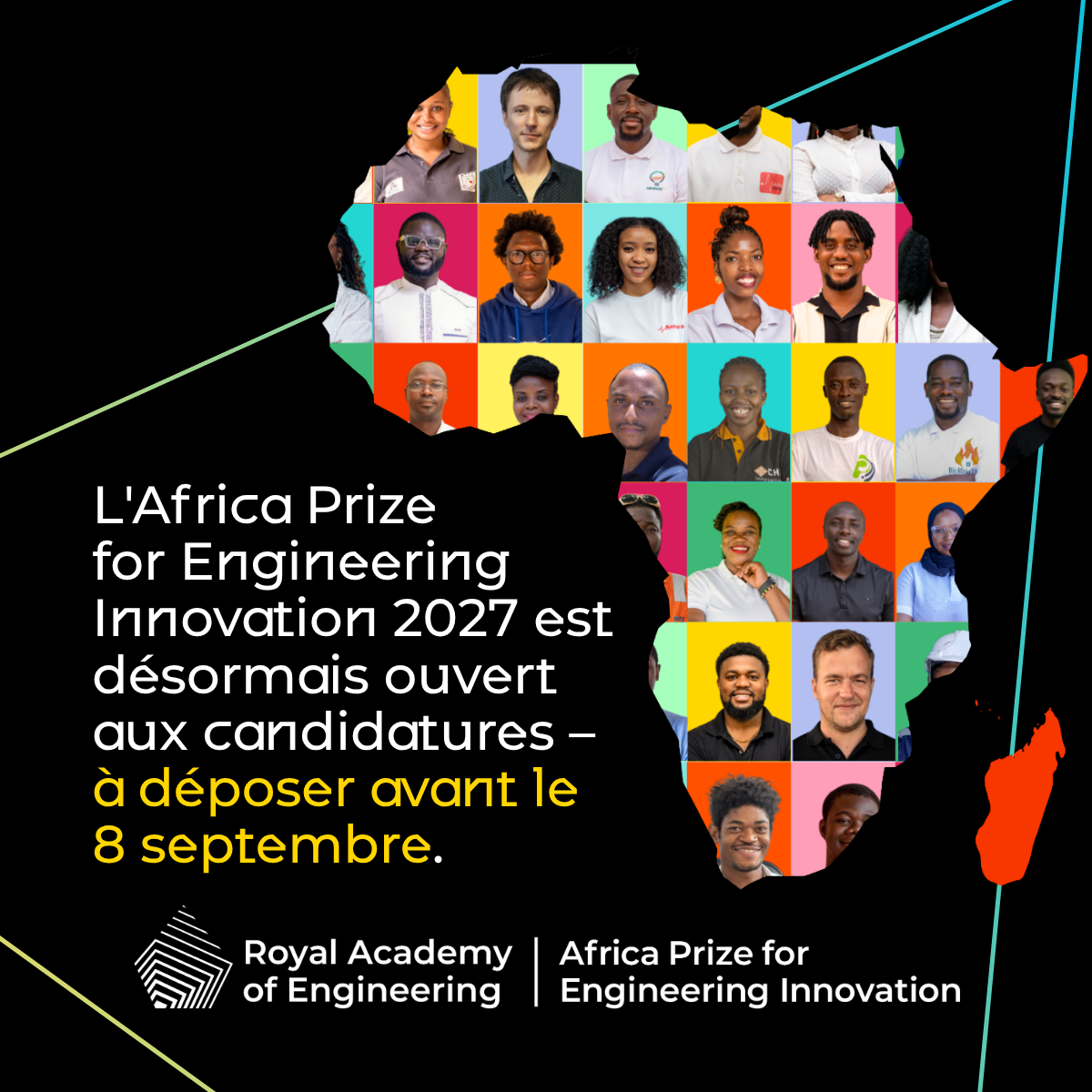 Africa Prize for Engineering Innovation 2027 : les candidatures sont ouvertes !