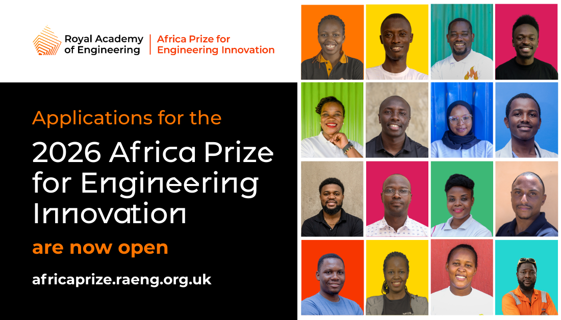 Appel à candidatures pour le Prix africain de l'innovation en ingénierie 2026